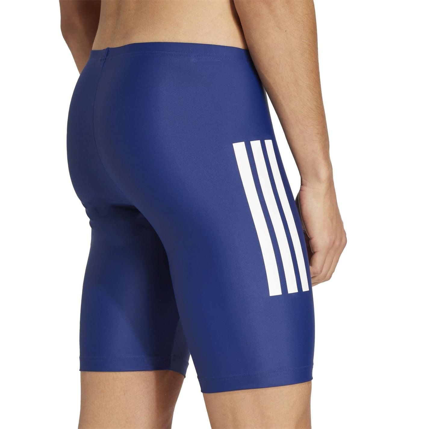 adidas Mens Primeblue 3 Stripes Swim Jammer