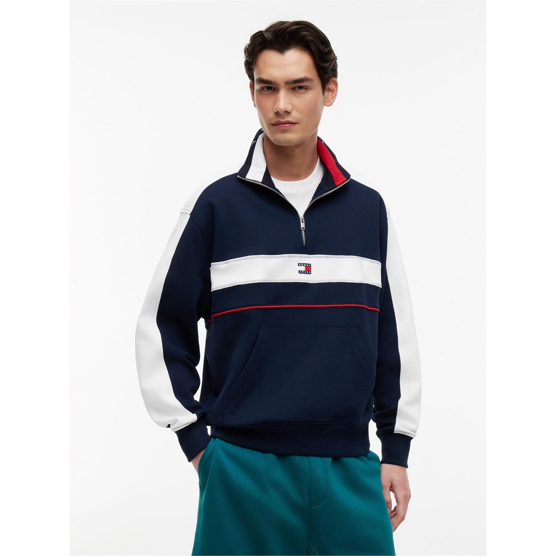 Tommy Jeans Quarter Zip Fleece