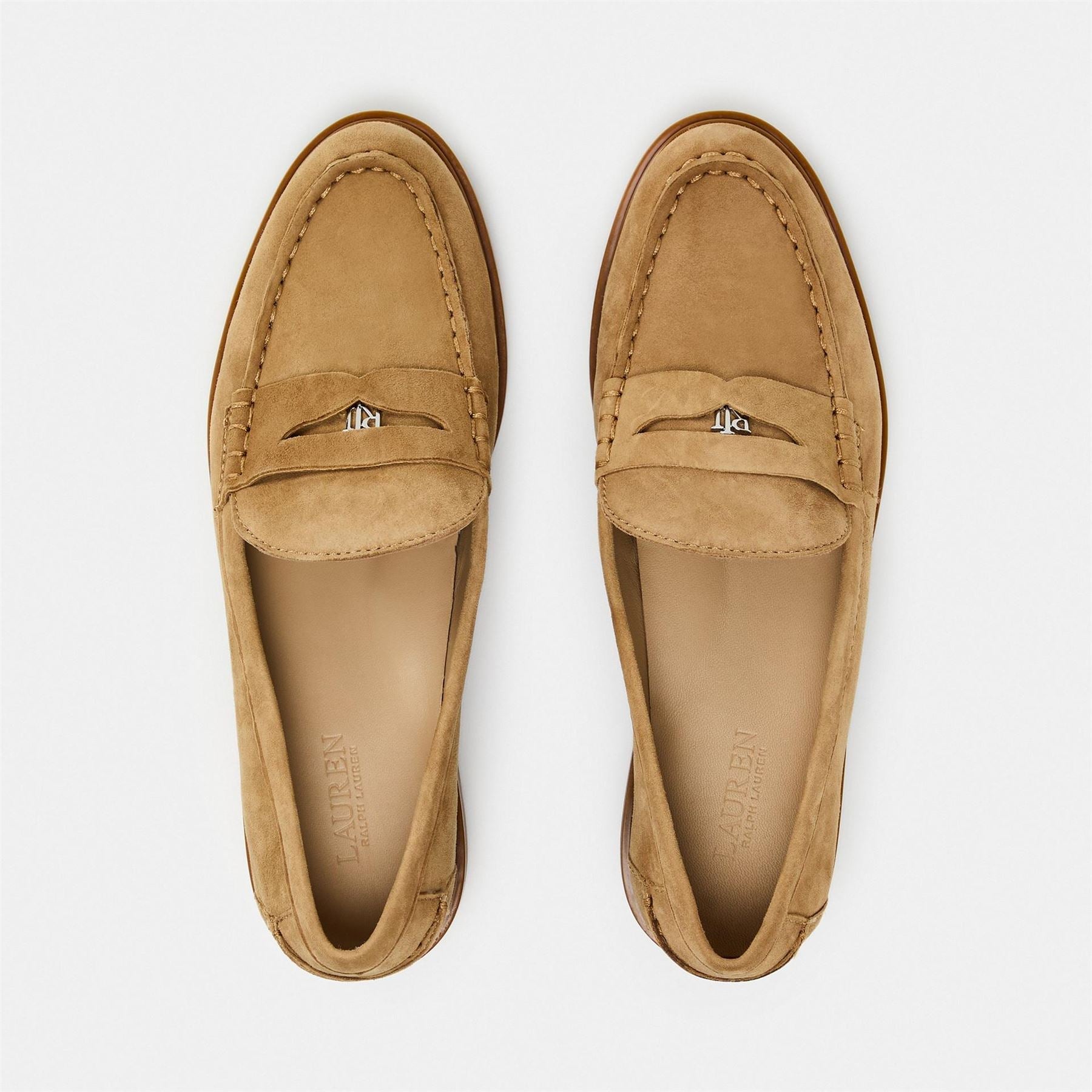 Lauren by Ralph Lauren Marli Penny Loafers Chunky Heel