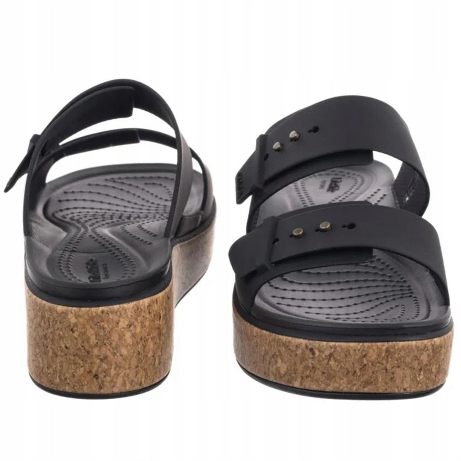 Crocs Brooklyn Cork Shuv Clogs with Perforated Toe