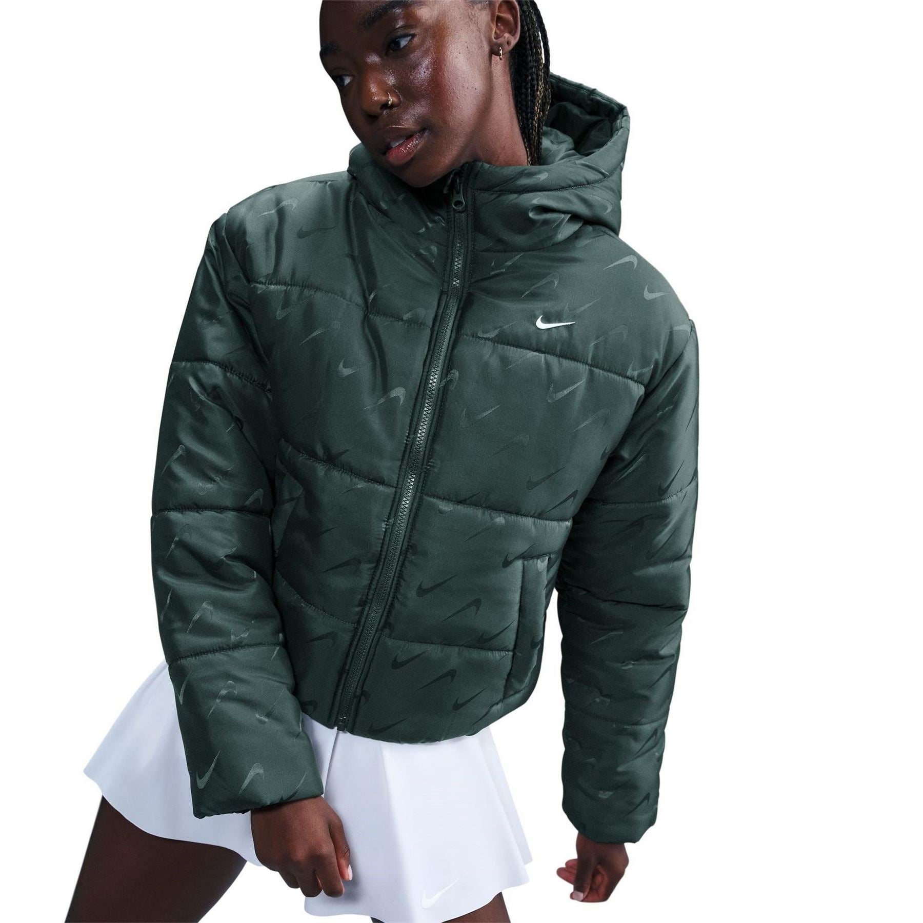 Nike Hooded Puffer Jacket with Logo