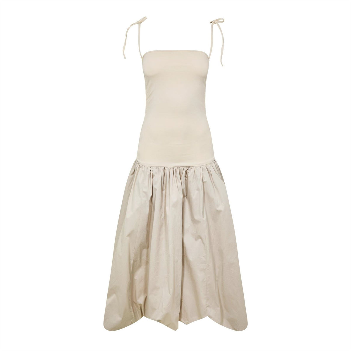 AmyLynn Amy Lynn Alexa Shoulder Tie Ultra Mini Peplum Dress