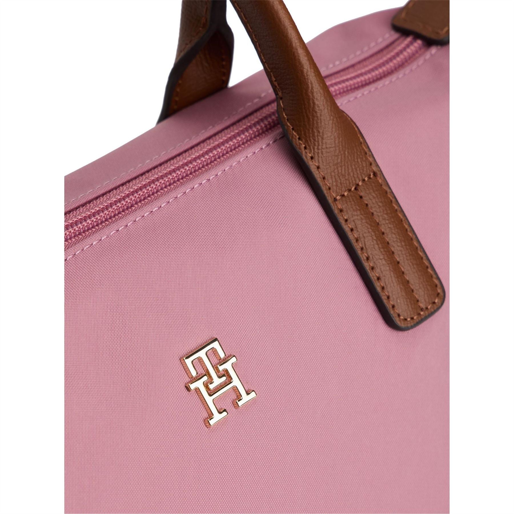 Tommy Hilfiger Popette Mini Trapezoid Tote with Gold Tone Hardware