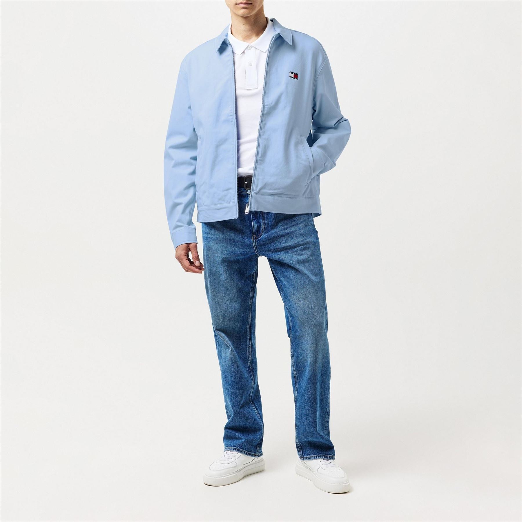 Tommy Jeans Hooded Ribbed Cuff Relaxed Fit Overshirt