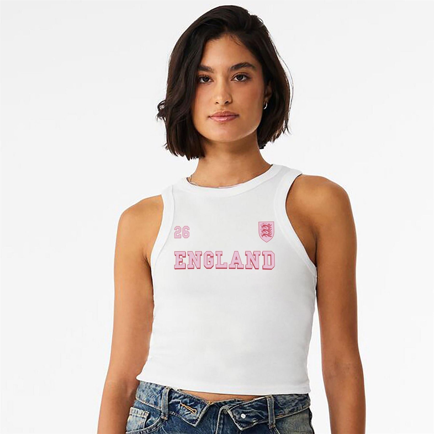 AWD Printed England World Cup Fan Tank Top