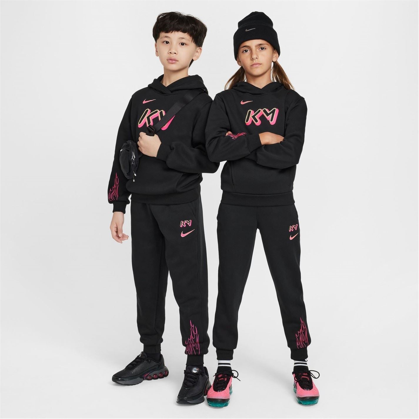 Nike Mbappe Flame Graphic Running Pants