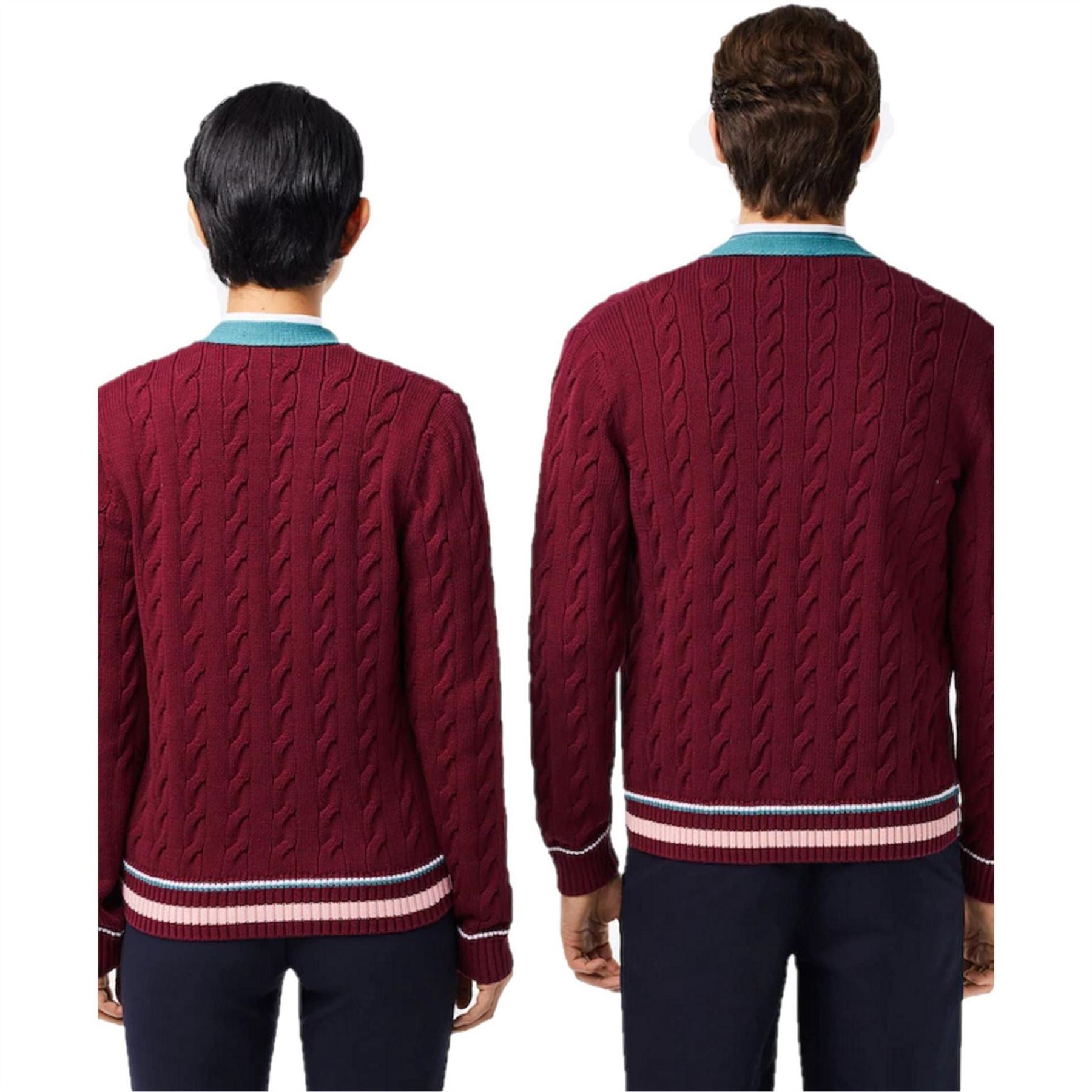 Lacoste V-Neck Regular Fit Long Sleeve Sweater