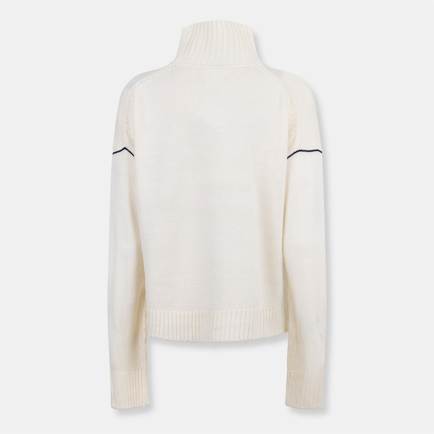 DKNY Logo Knitted Turtle Neck Jumper