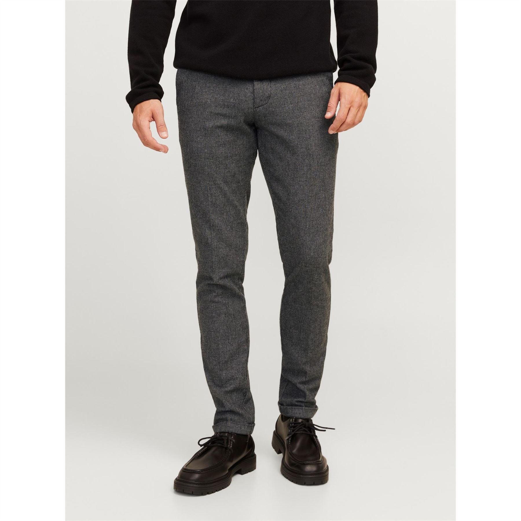 Jack and Jones Henry Heathered Straight Leg Chinos