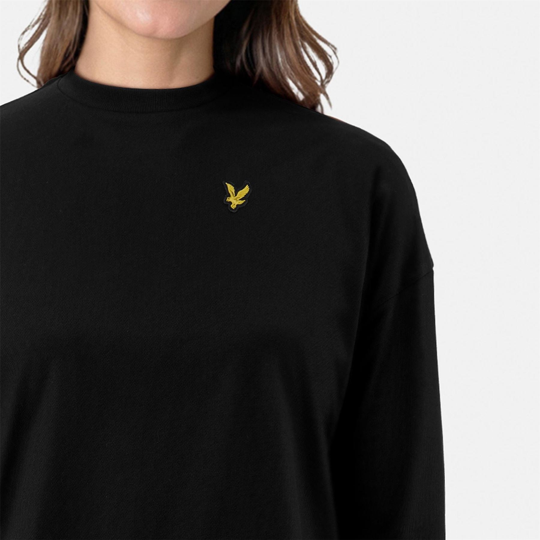 Lyle and Scott Hooded Mini Sweatshirt Dress