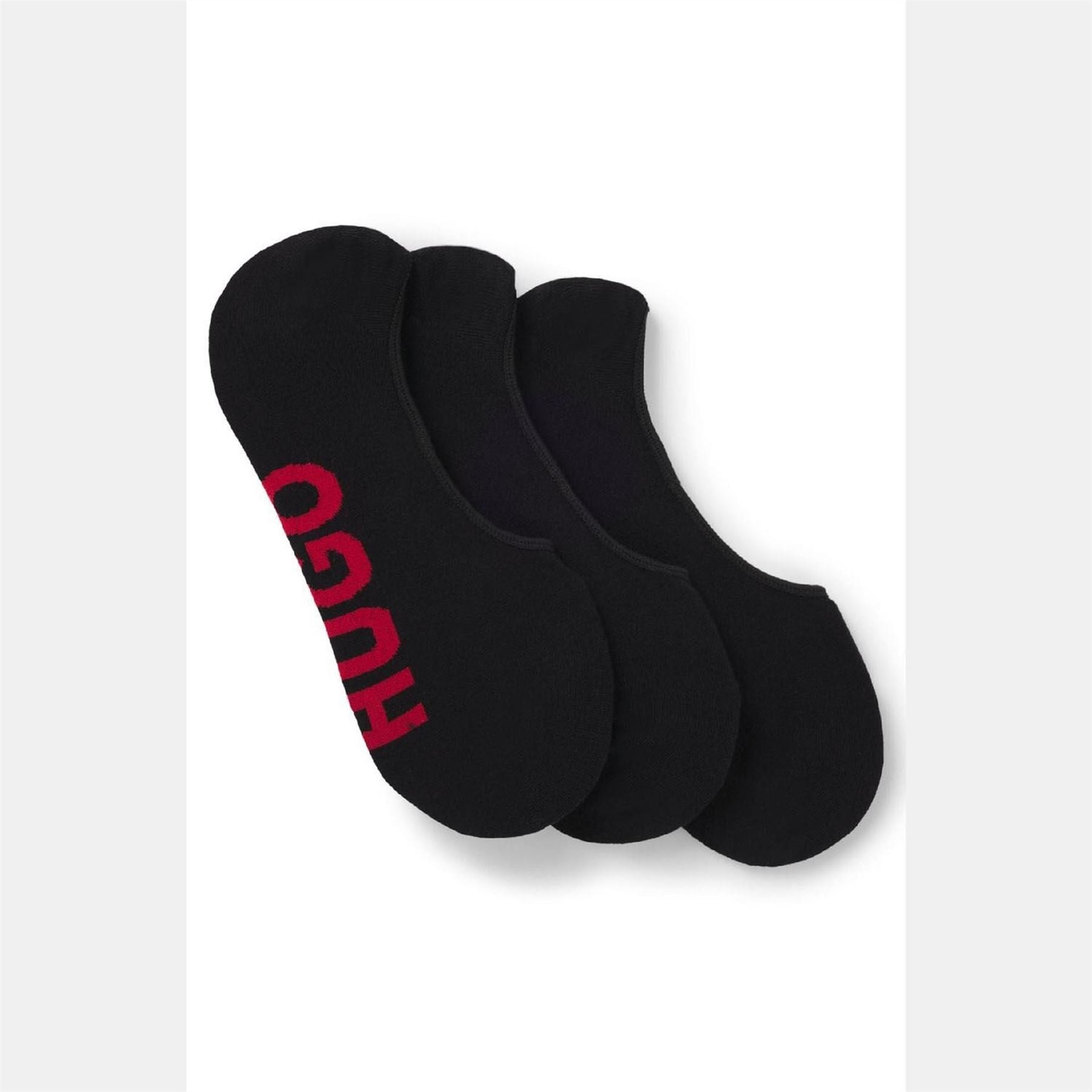 Hugo Pack Of Invisible Socks With Large Logos