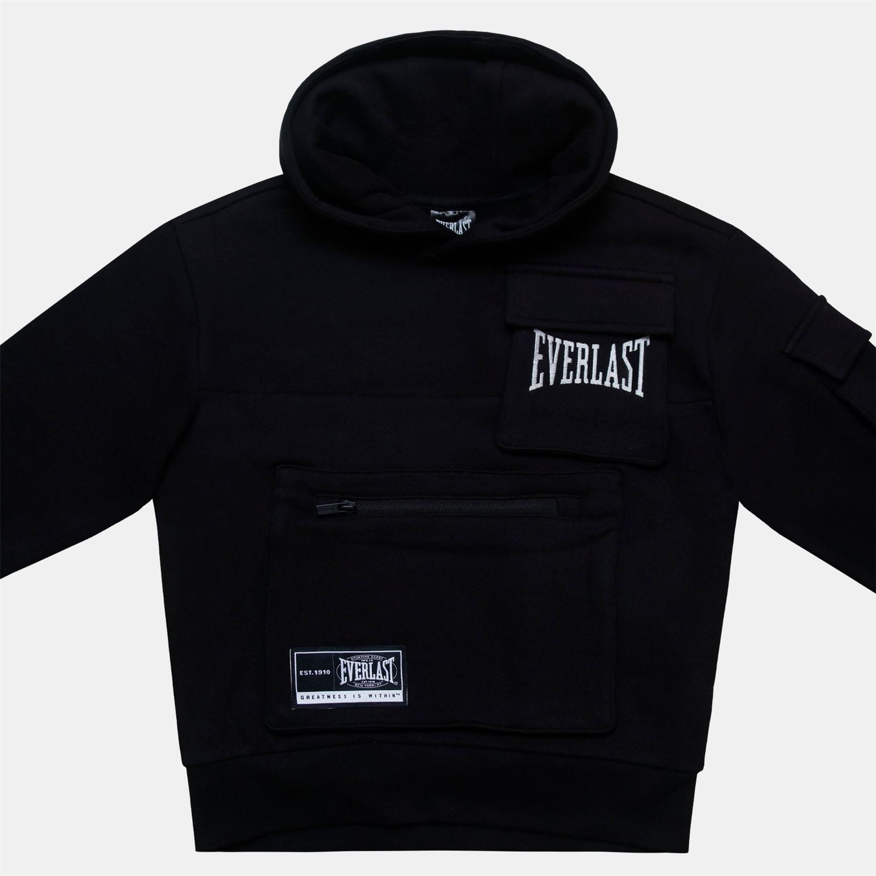 Everlast Hooded Neck Zipped Pocket Sweatshirt