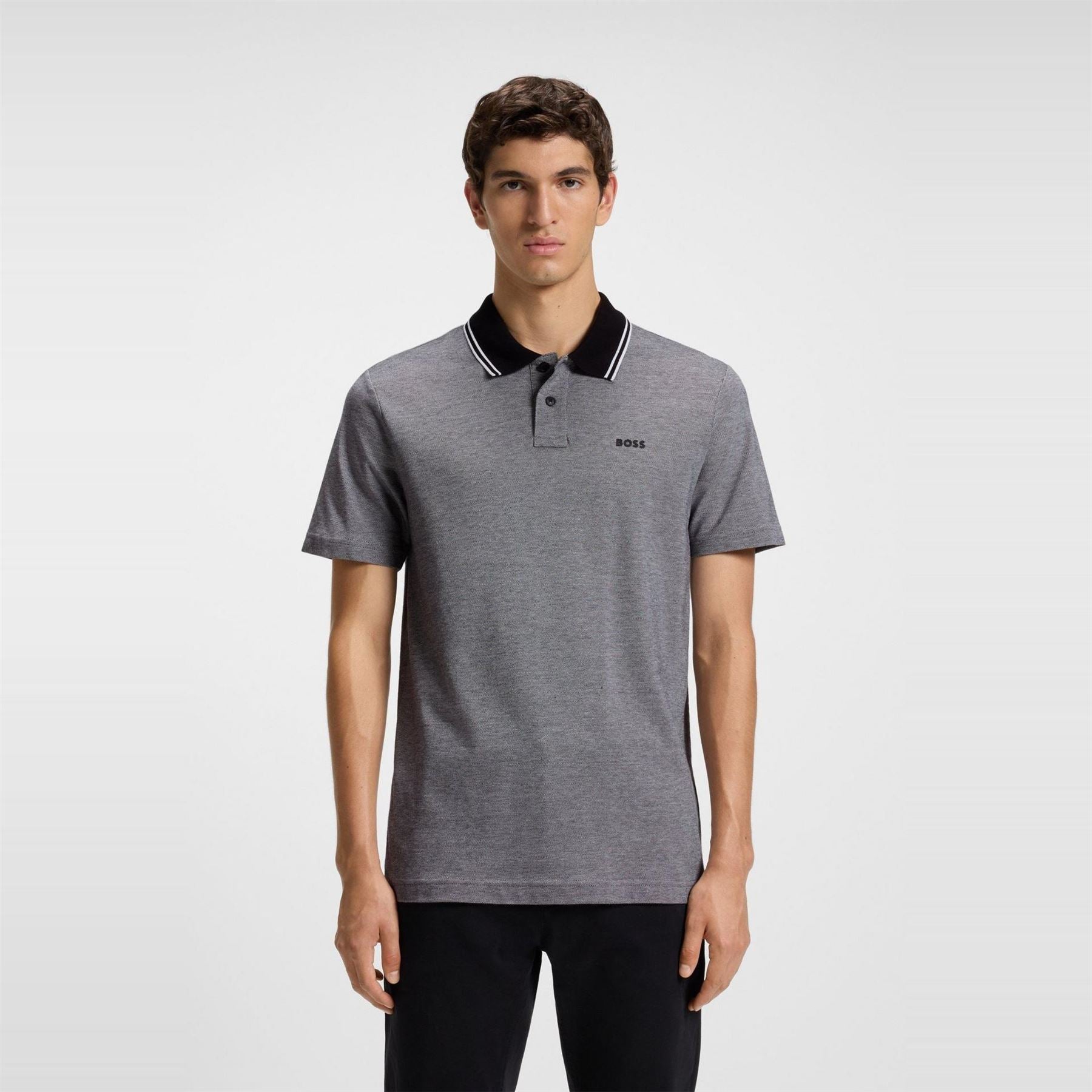 Boss Peoxfordnew Short Sleeve Polo Shirt