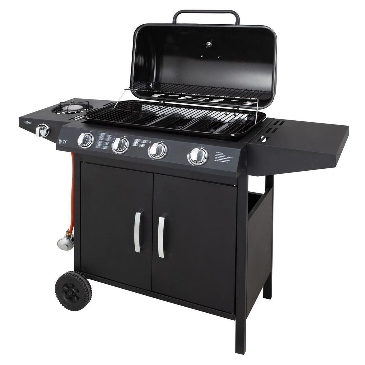 George Foreman Foreman 4 Burner Bbq With Sideplate
