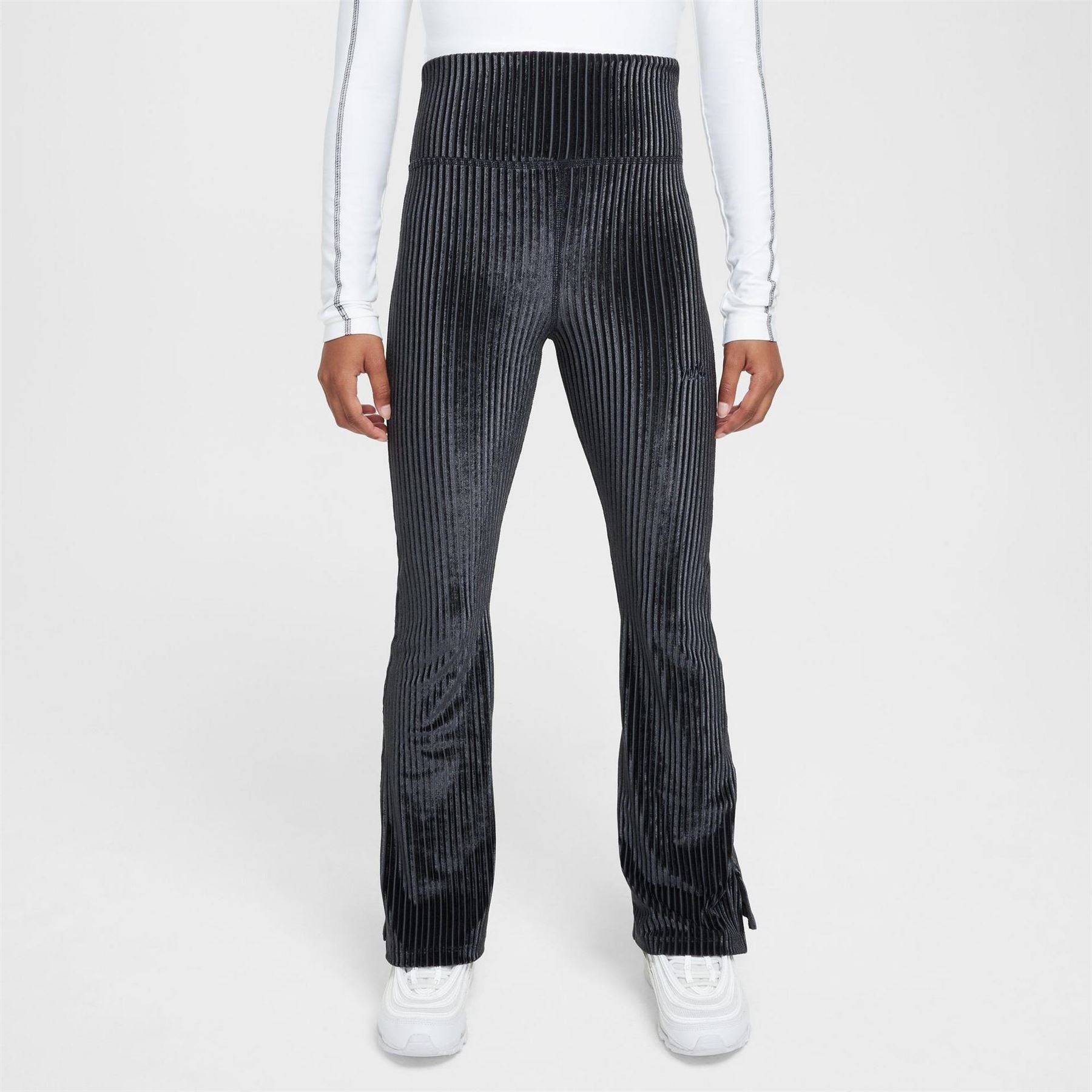 Nike High Rise Ribbed Flares Leggings