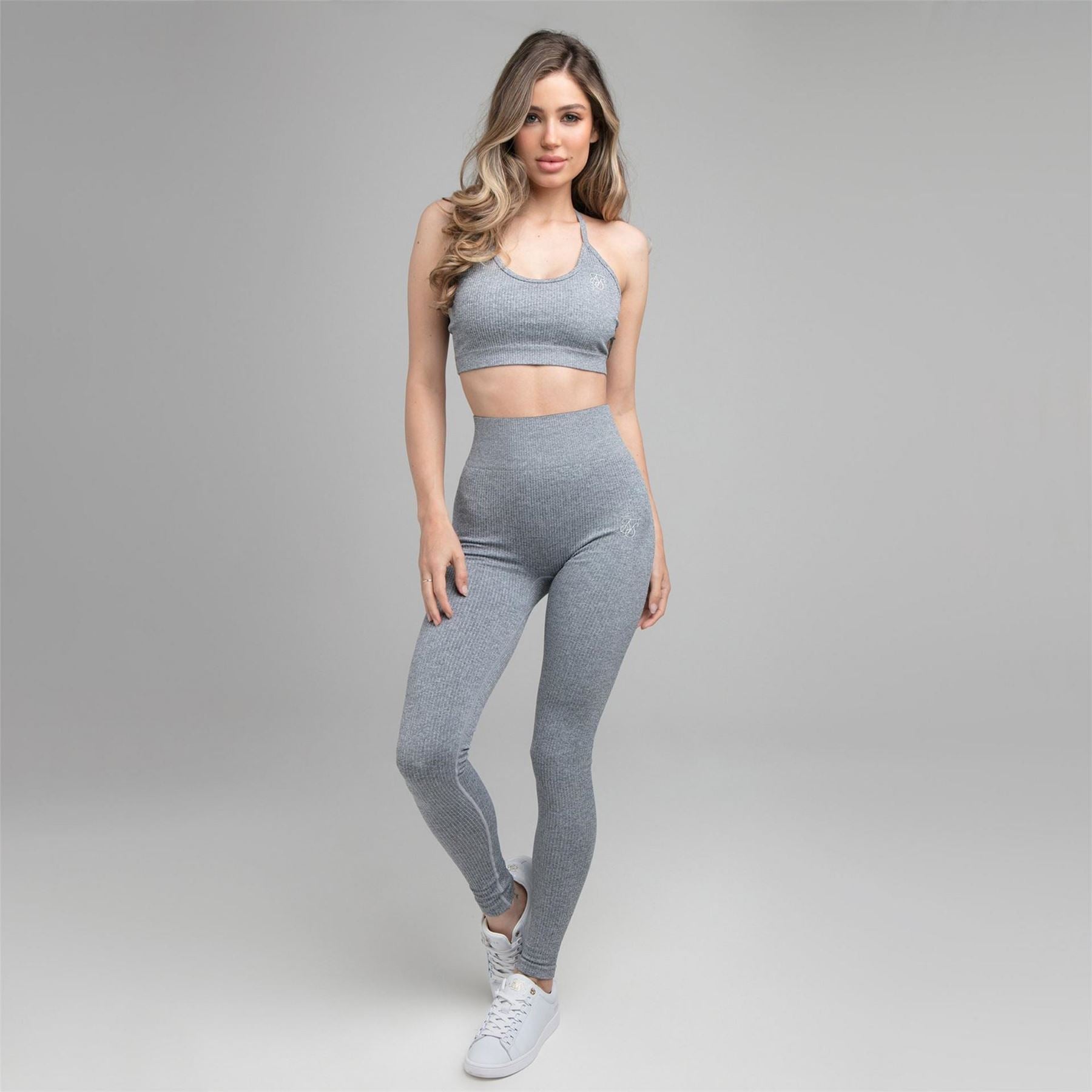 SikSilk Cropped Scoop Neck Snug Fit Bra