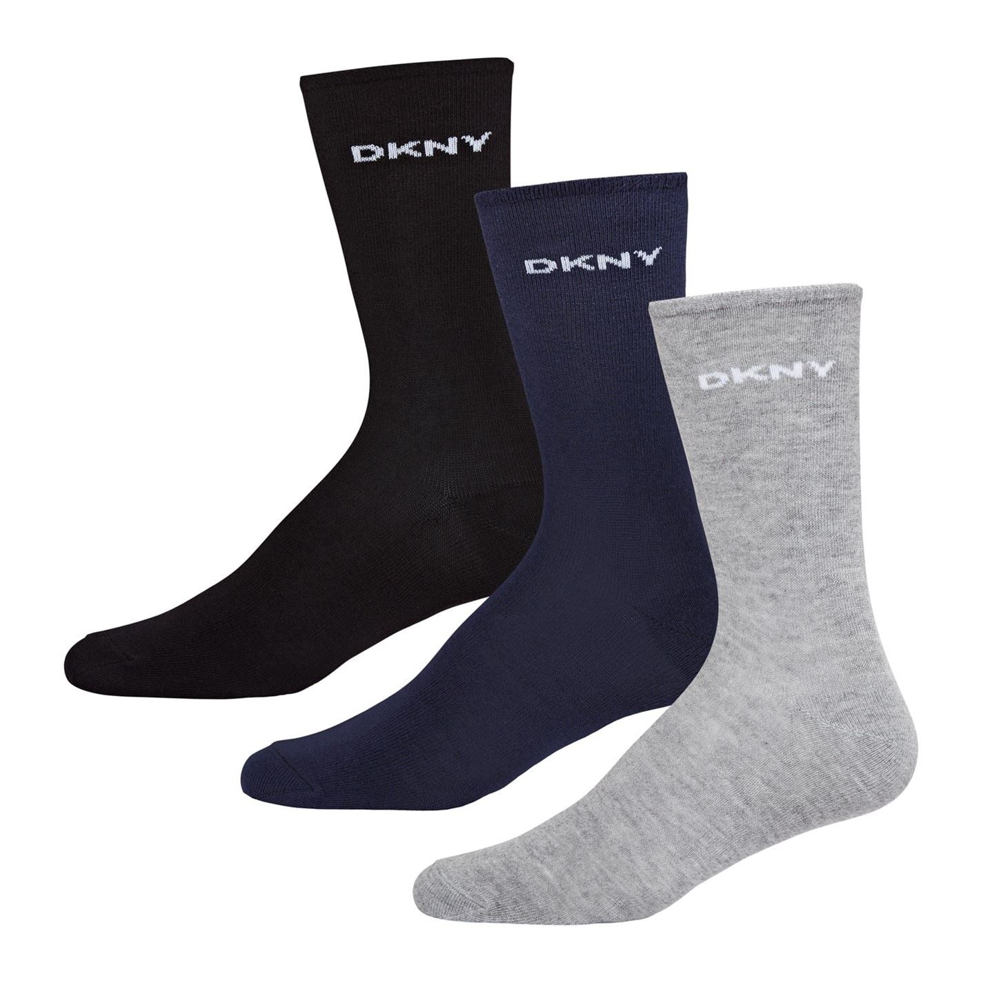 DKNY Womens 3 Pack Dress Socks Paige