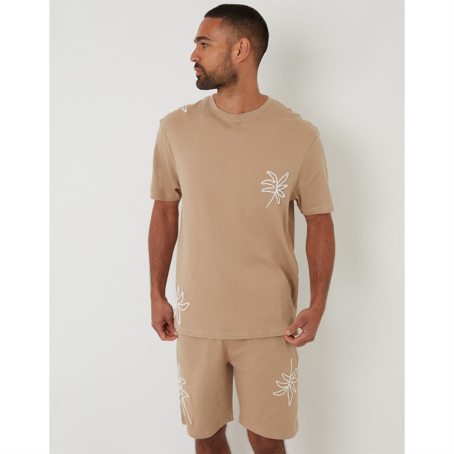 Threadbare Floral Patterned Bermuda Shorts
