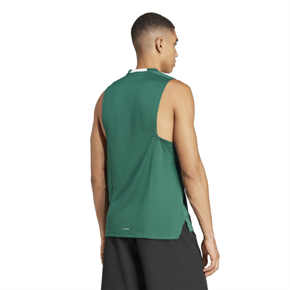 adidas Printed Logo Crew Neck Sleeveless Muscle Tank