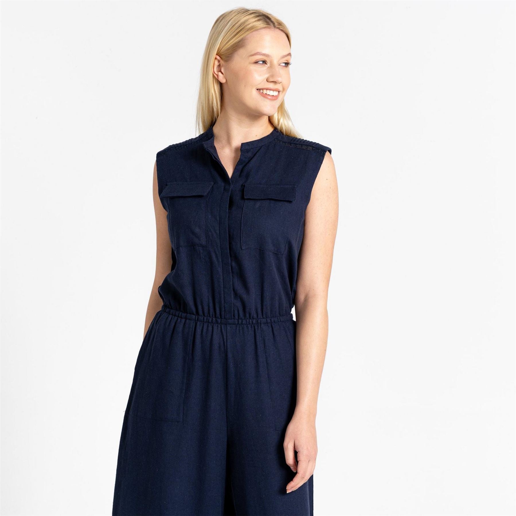 Craghoppers Maxima Collared Sleeveless Jumpsuit