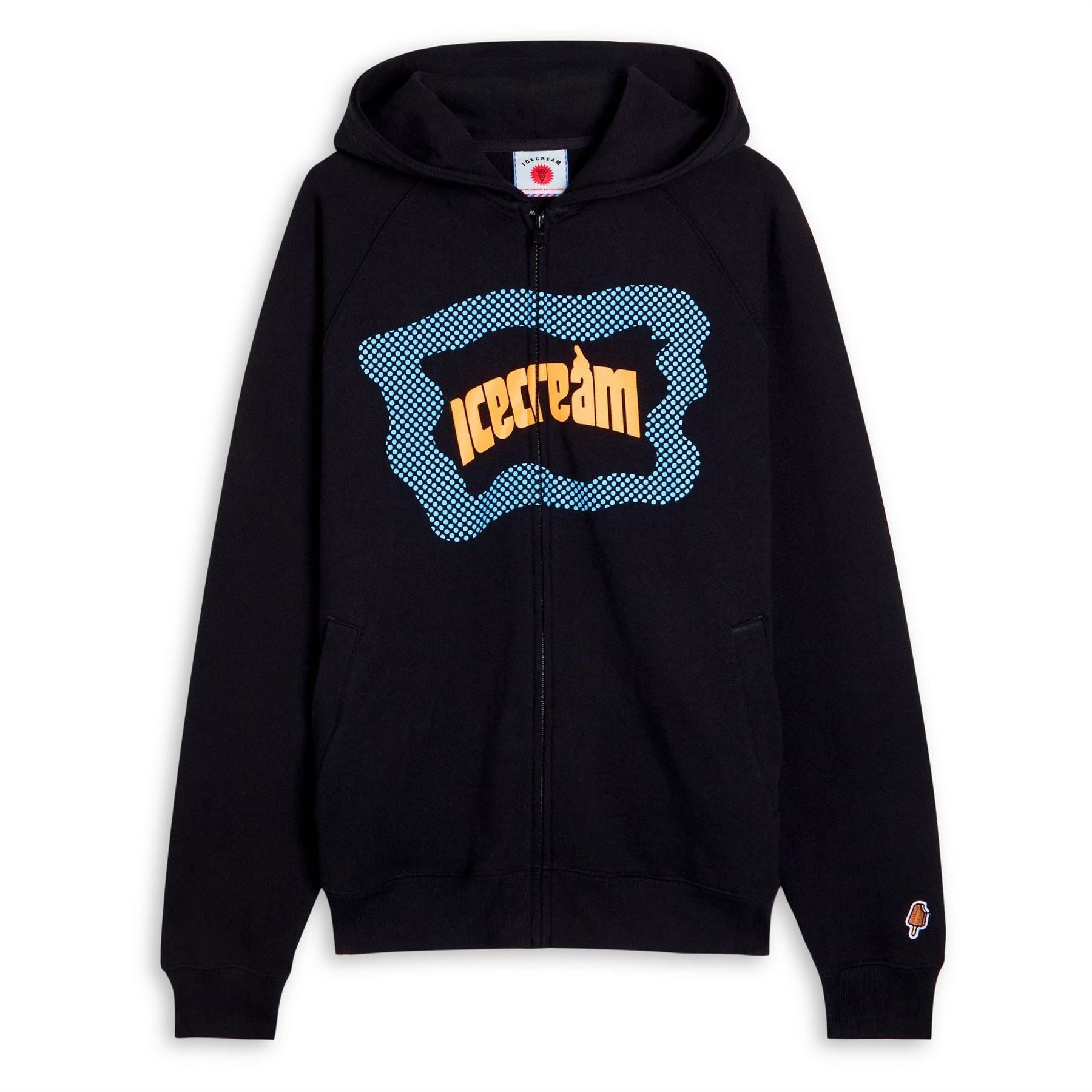 IC Block Logo Zip Thru Hood