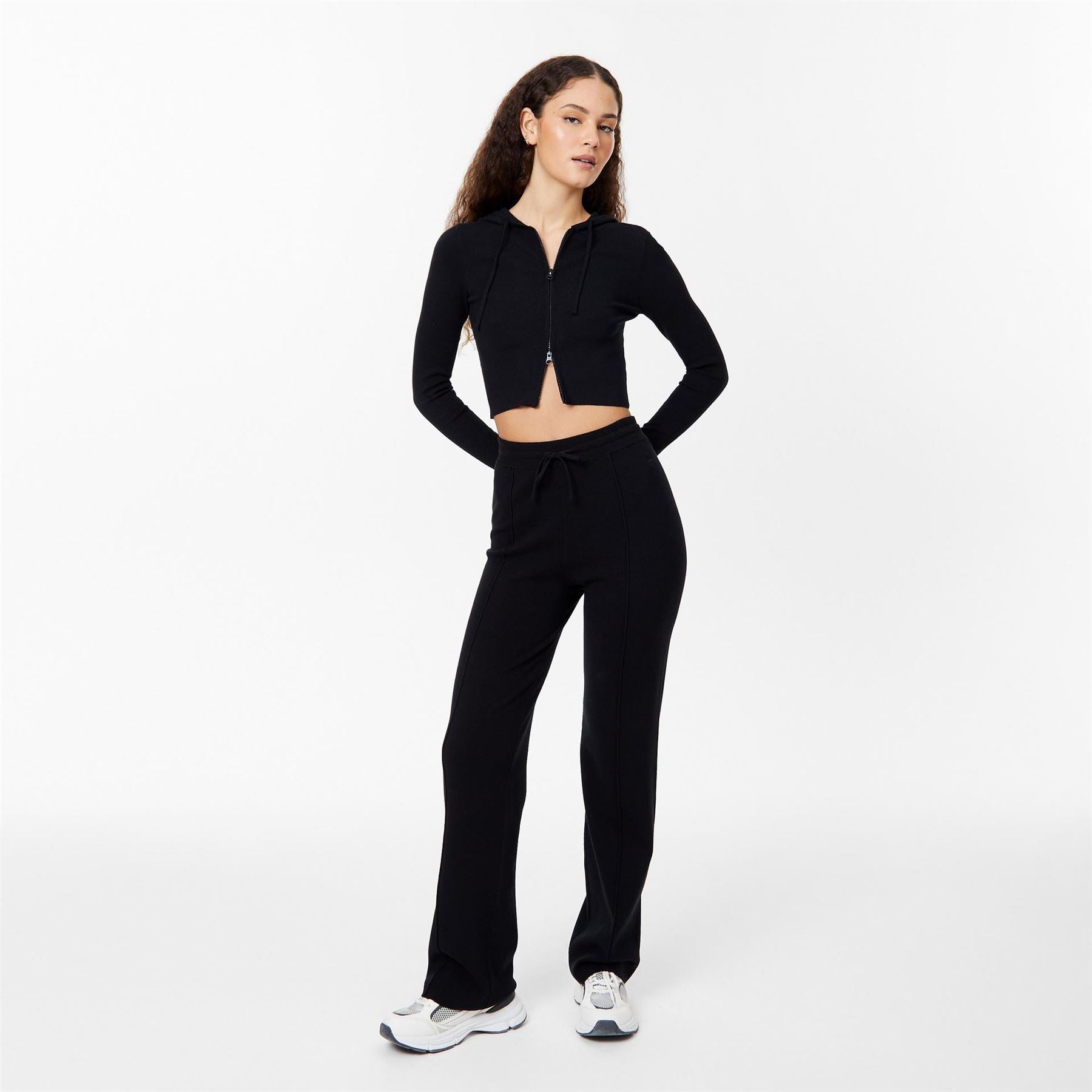 Jack Wills Womens Knitted Zip Hoodie