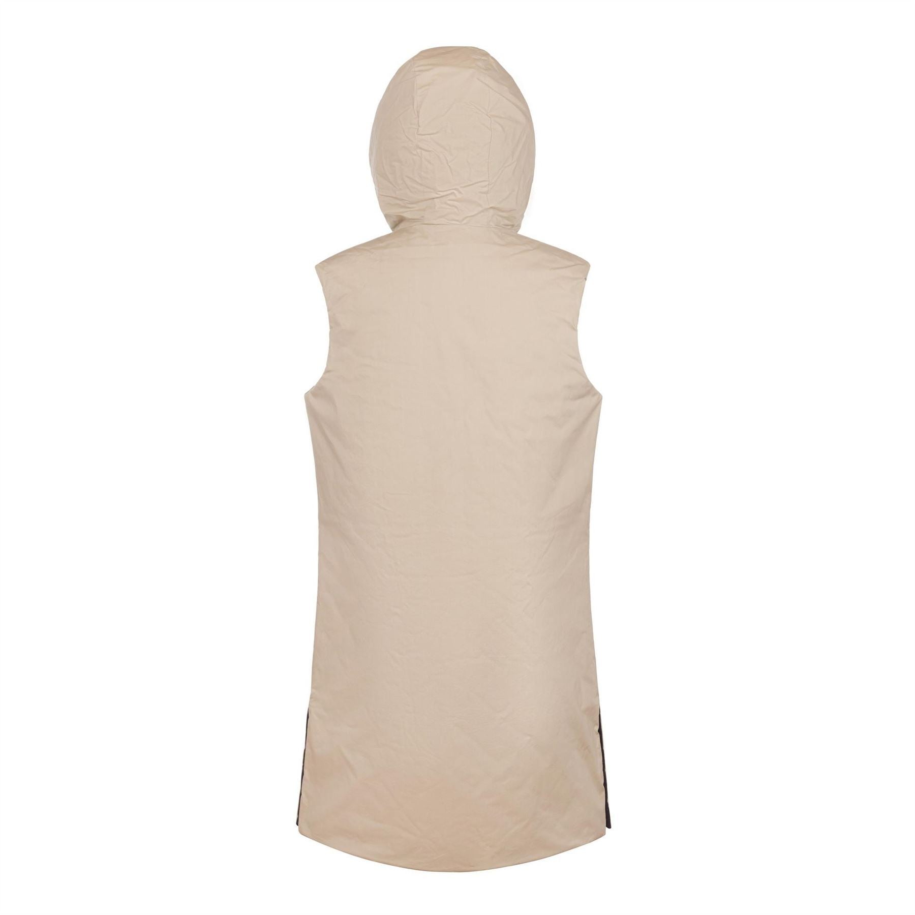 Museum L Hooded Solid Patterned Gilet