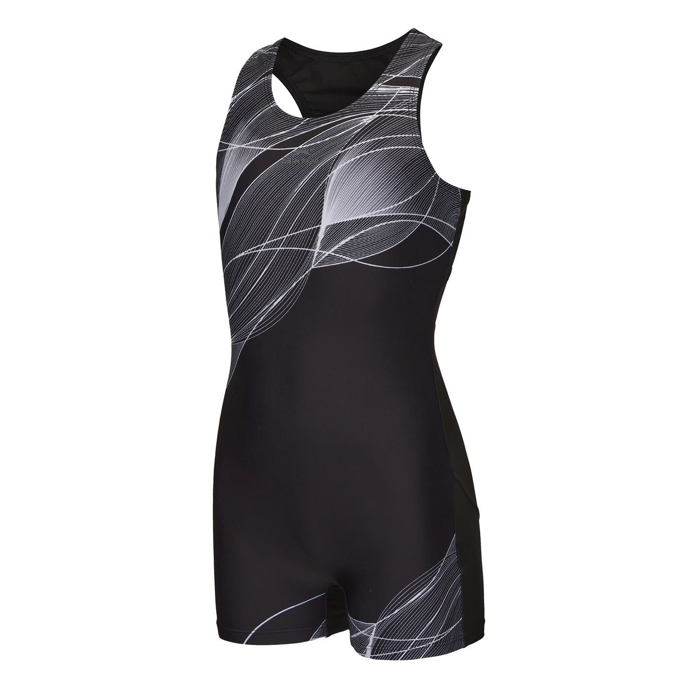 Slazenger Lycra® Xtra Life™ Boyleg Swimming Suit Junior Girls