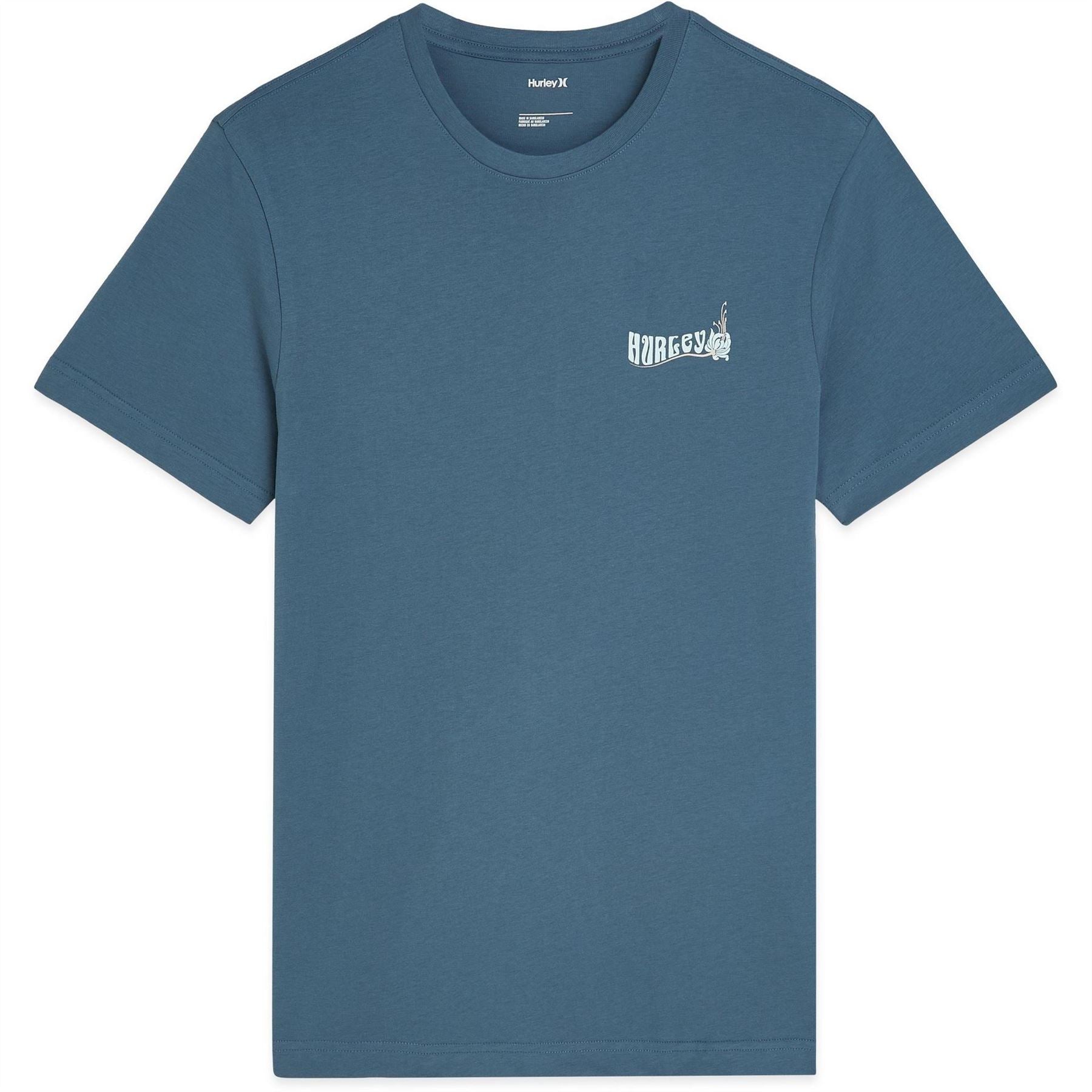 Hurley Graphic Lettering Crew Neck Short Sleeve T-Shirt