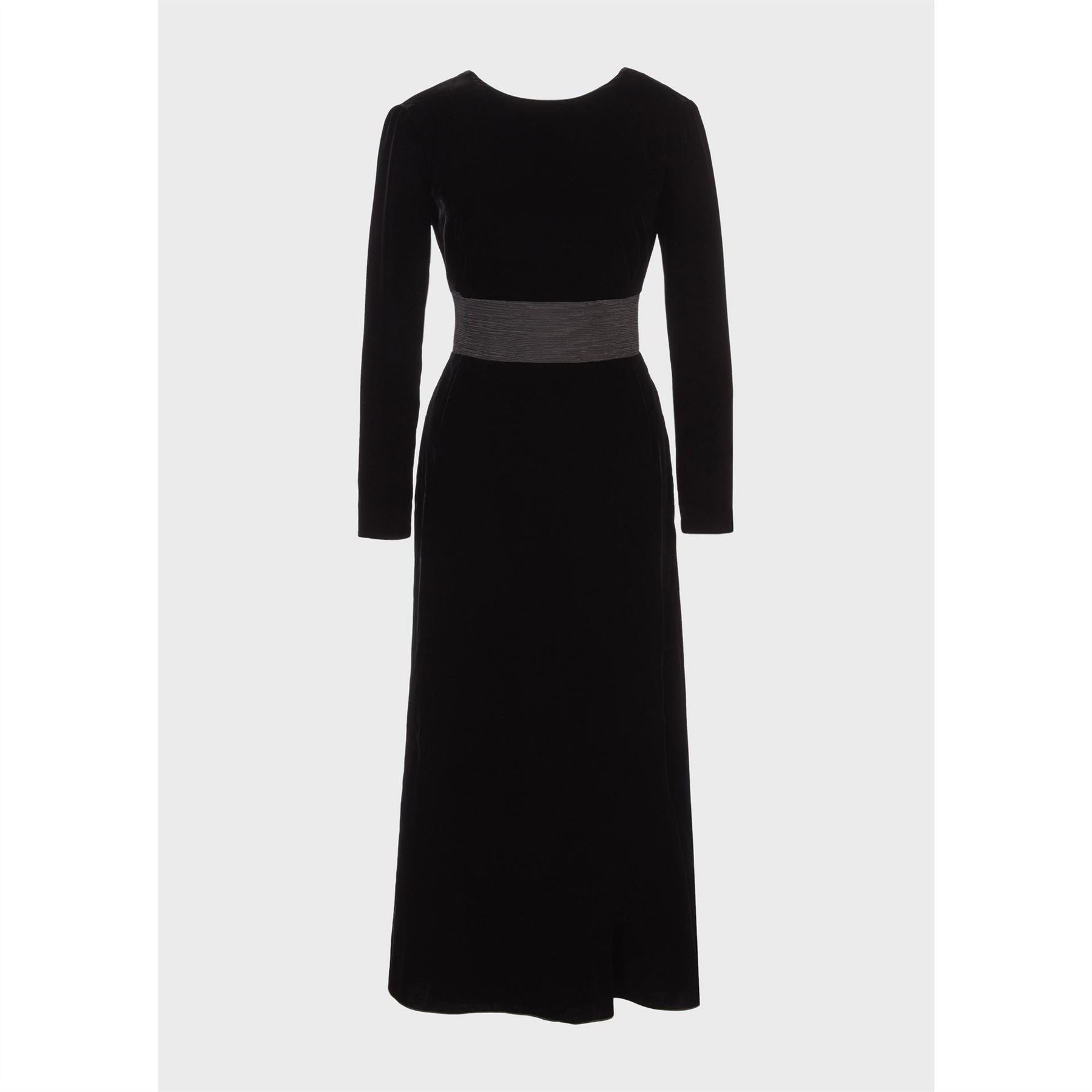Emporio Armani Exposed Seam Maxi Dress