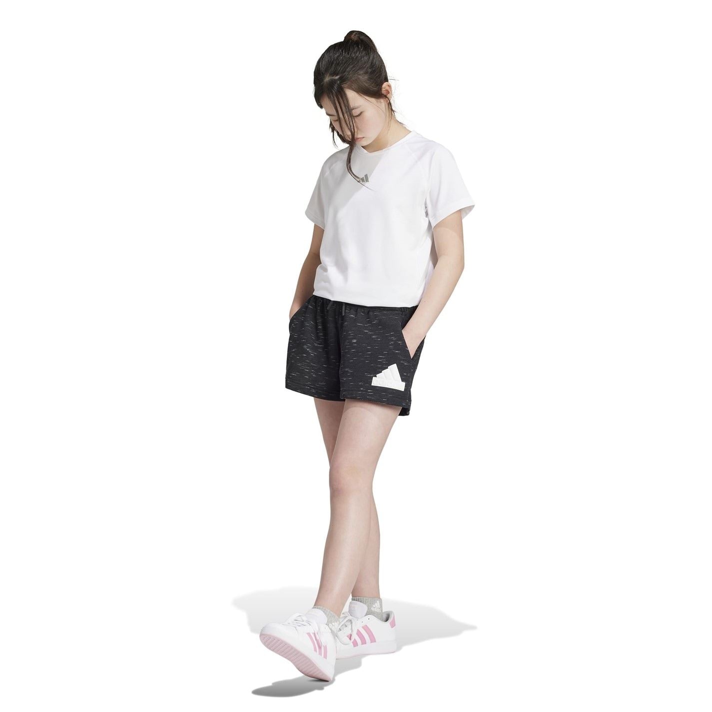 adidas Future Icons Big Logo Shorts Juniors