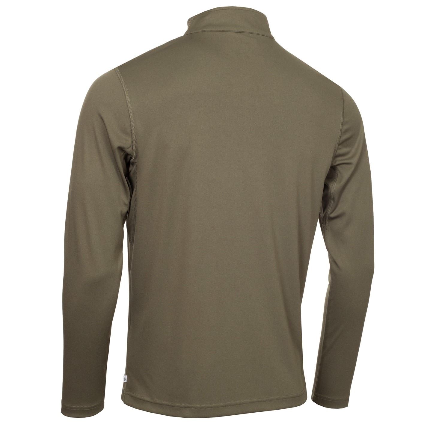 Calvin Klein Golf Regular Fit Zip Neck Long Sleeve Sweatshirt