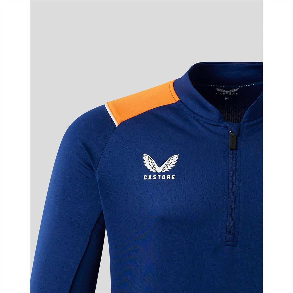 Castore Rangers FC Zip Neck Regular Fit Sweatshirt