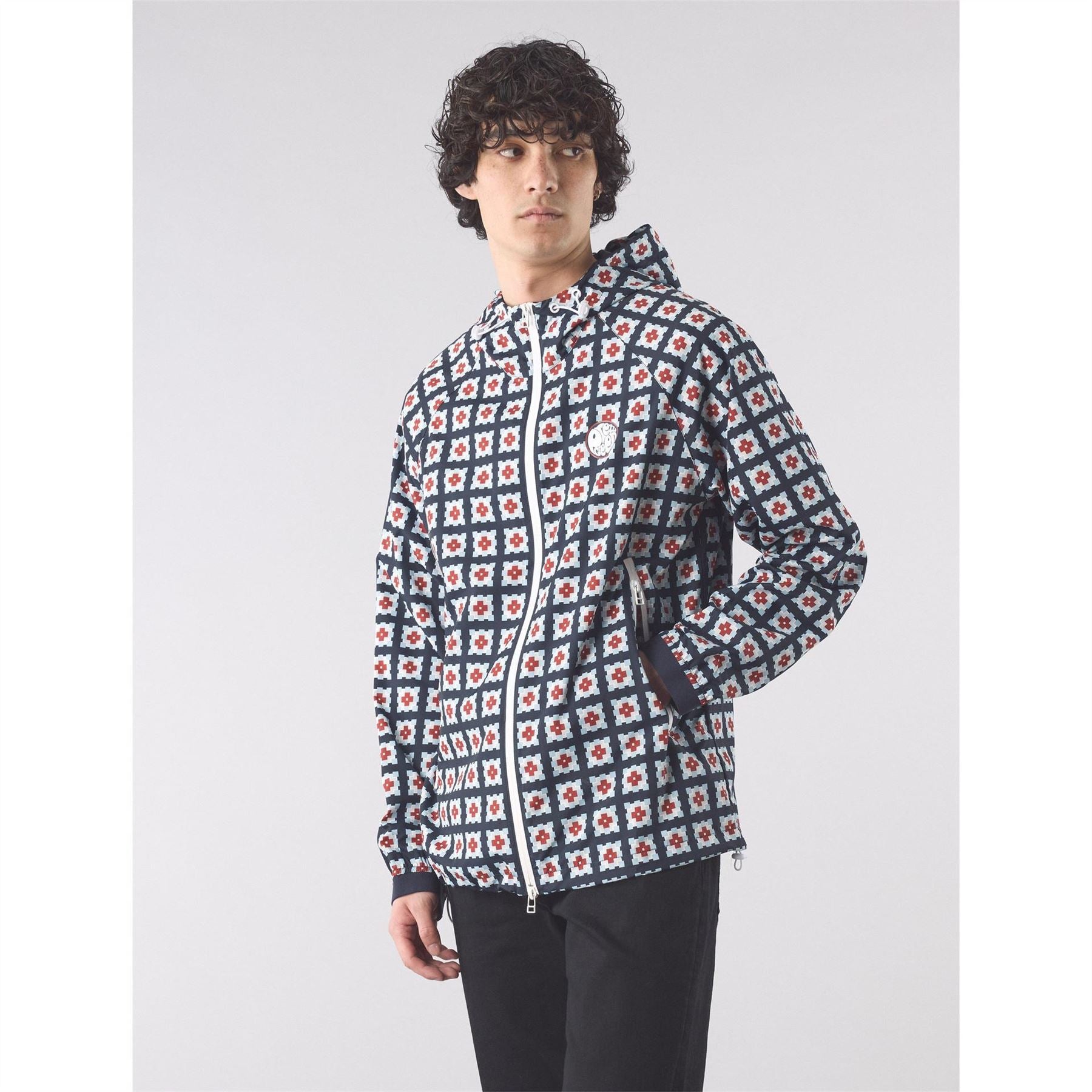 Pretty Green Timperley Geo Water Resistant Rain Anorak