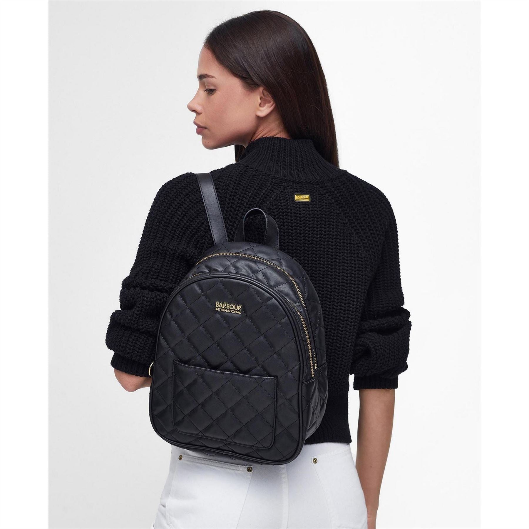 Barbour International Uxbridge Quilted Zip Backpack