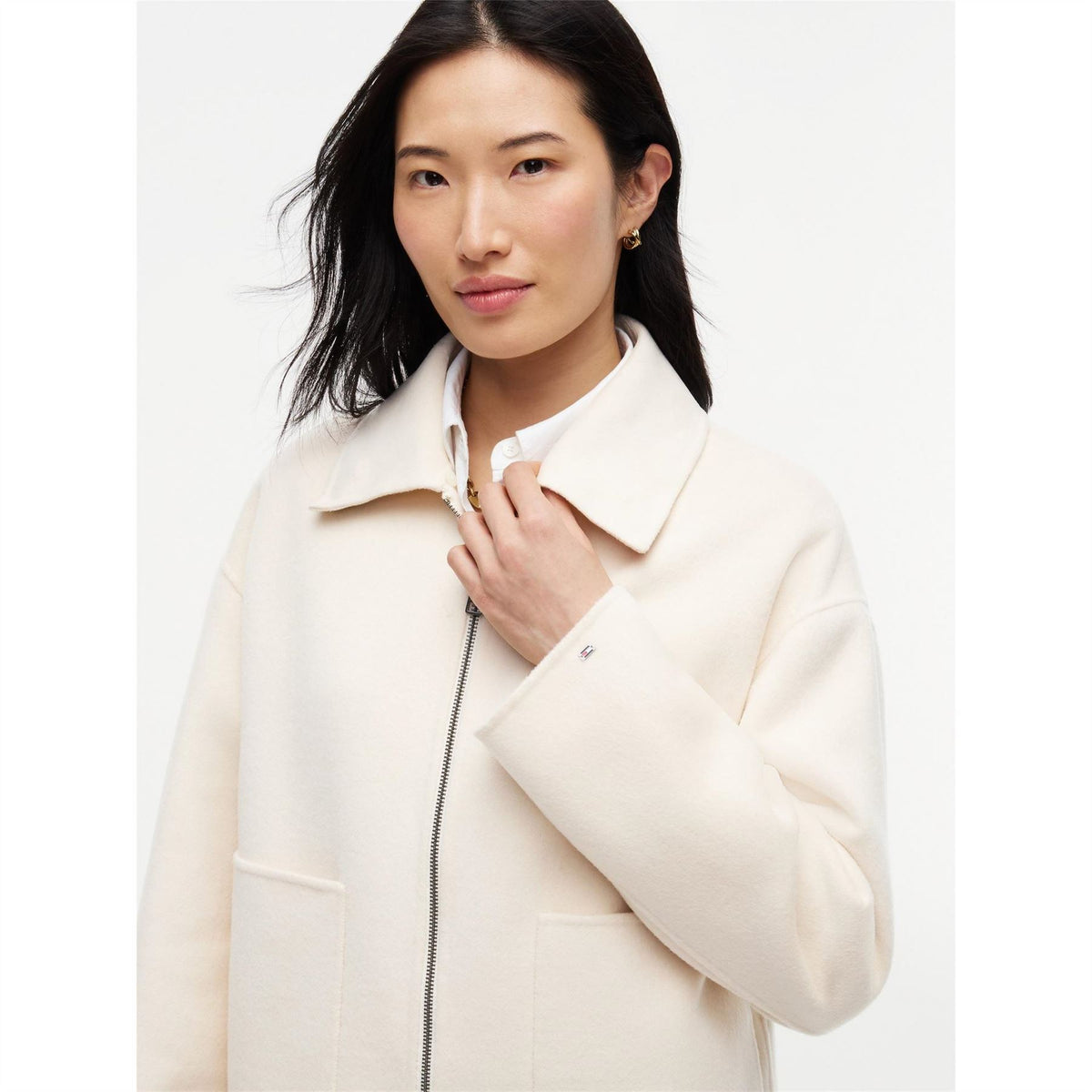 Tommy Hilfiger Wool Zp Jacket Ld64