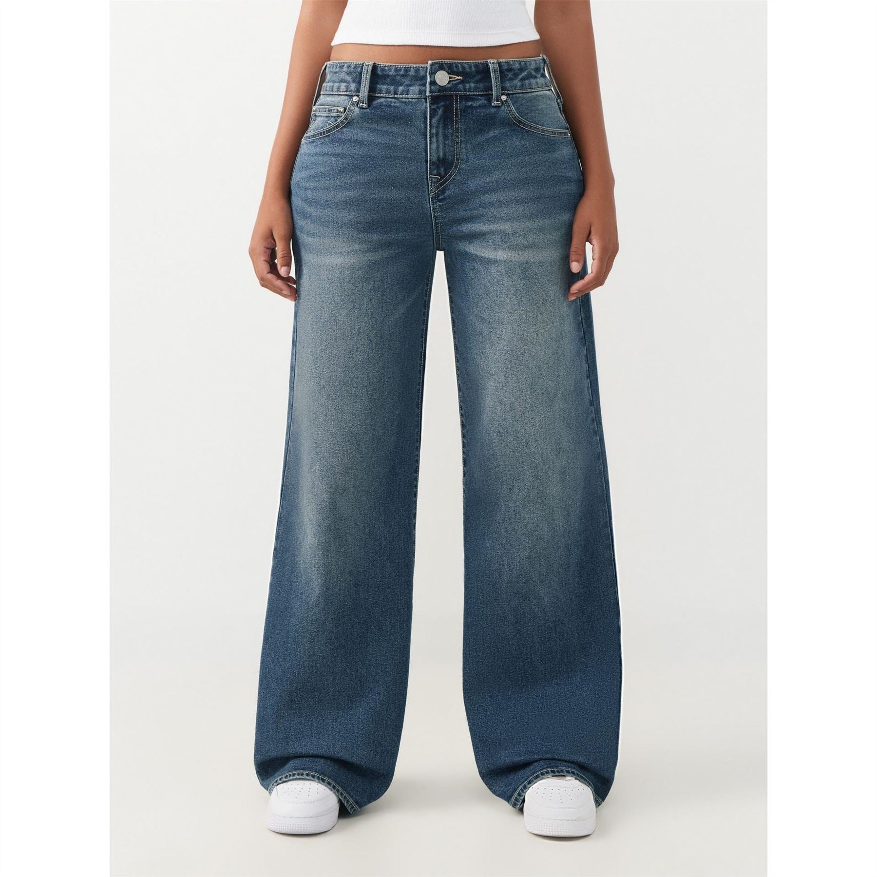 True Religion Wide Leg Jeans