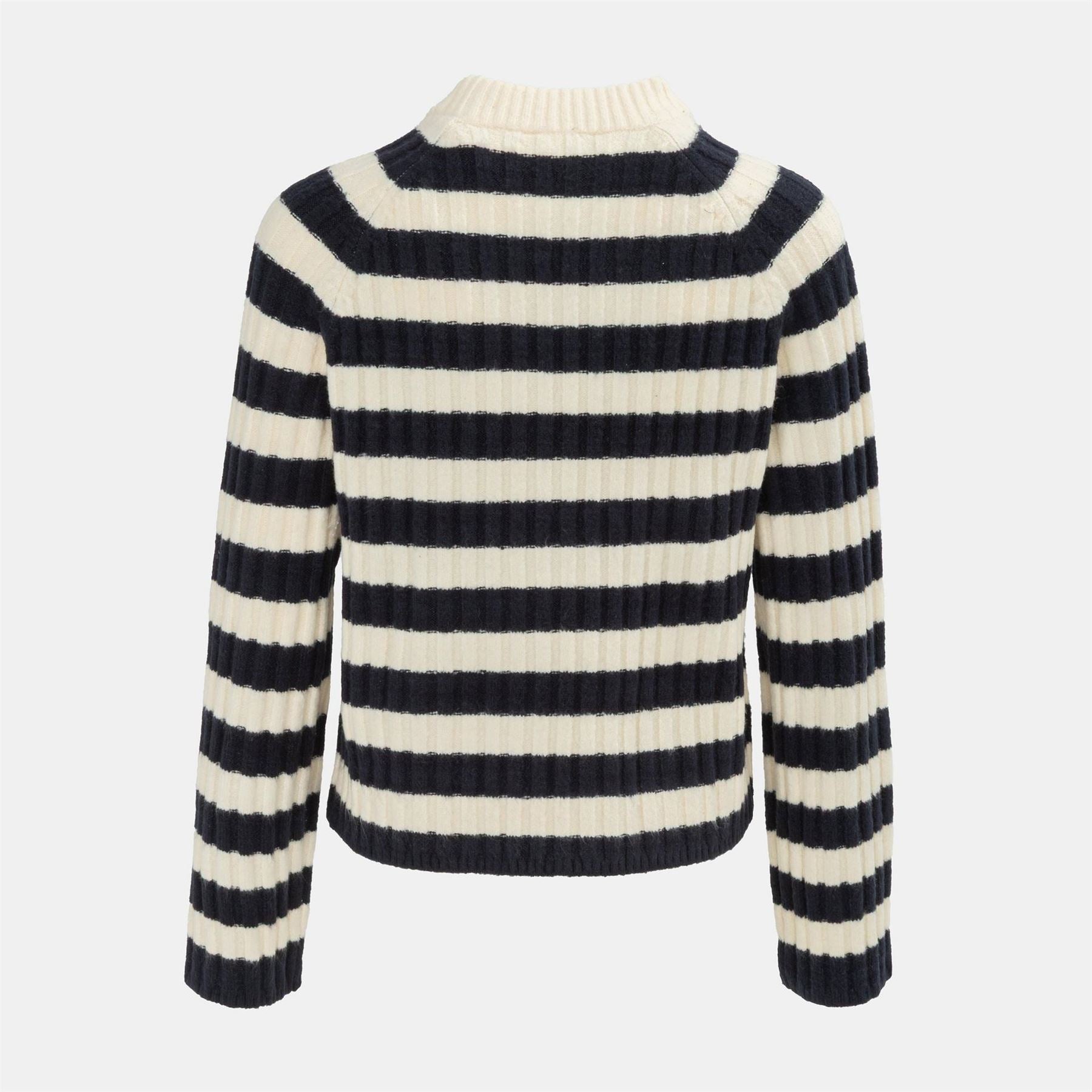 Miso Stripe Jumper Women Open Hem