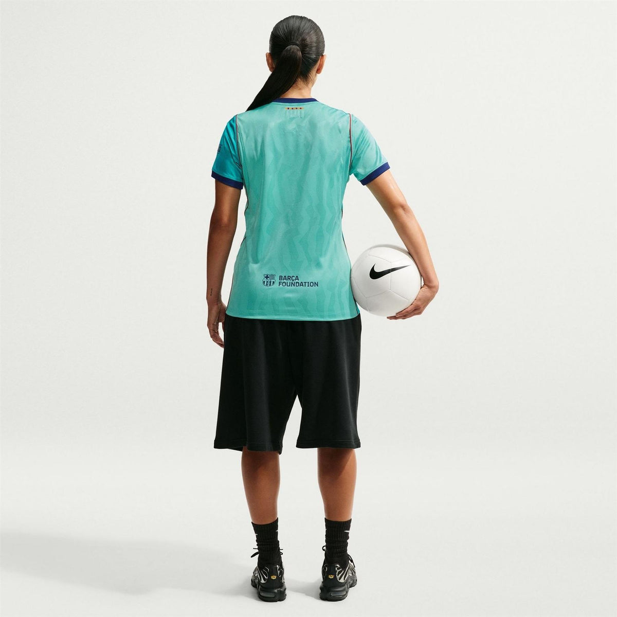 Nike Barcelona Third 2024 2025 Dri Fit Short Sleeve Shirt