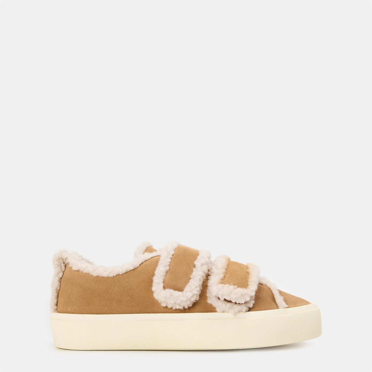 Inuikii Shearling Velcro Low Top Sneakers