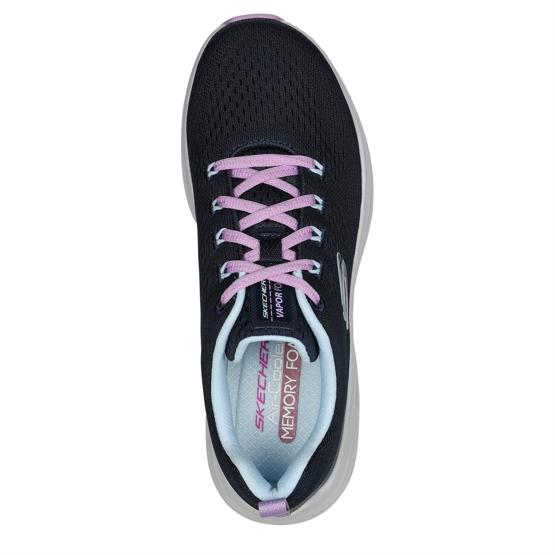 Skechers Womens Mesh Lace Up W Air Cool Low Top Trainers