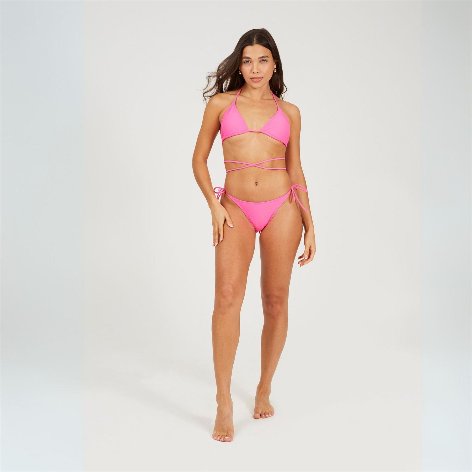 Brave Soul Neck Tie Bikini Top