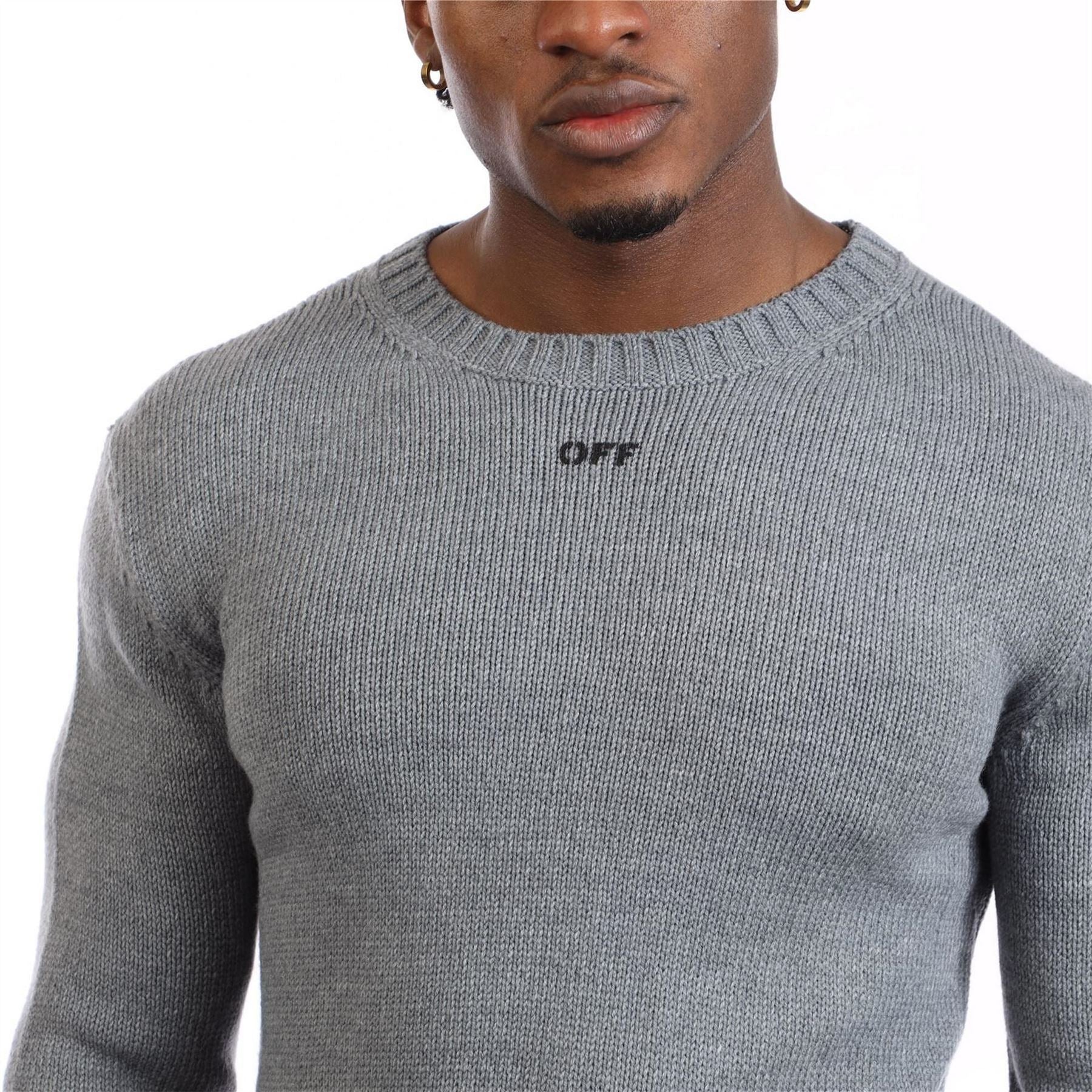 Off White Crewneck Sweater