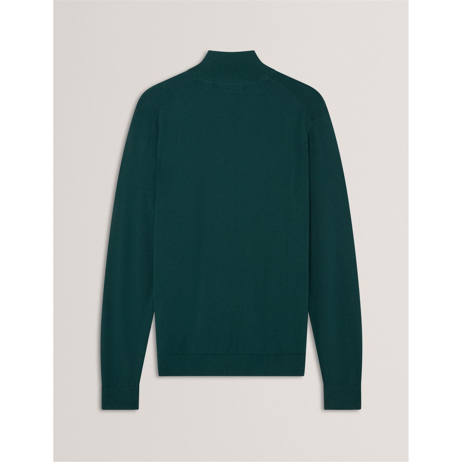 Ted Baker Merino Zip Neck Long Sleeve Raglan Sweater
