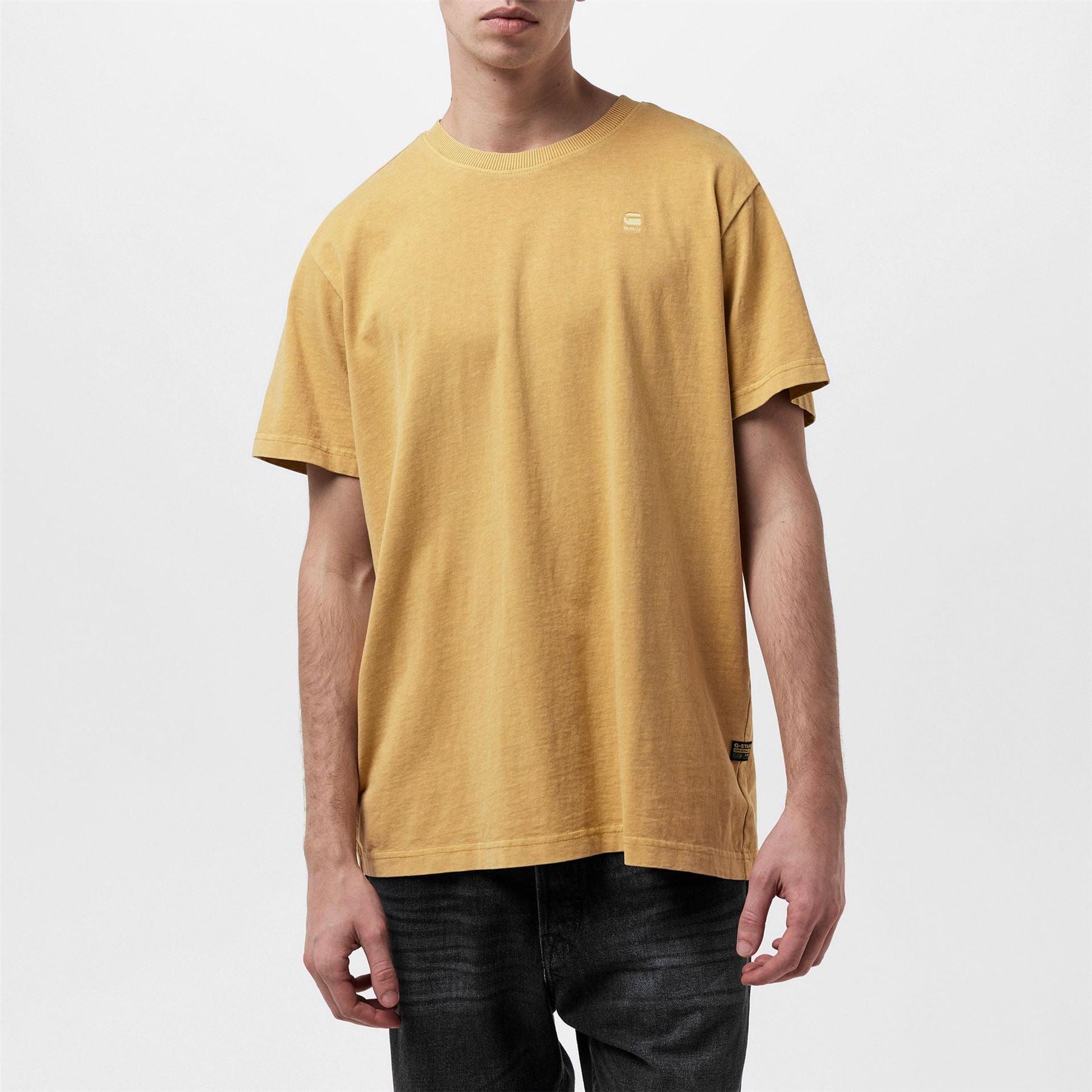 G Star Overdye Regular Fit Crew Neck T-Shirt
