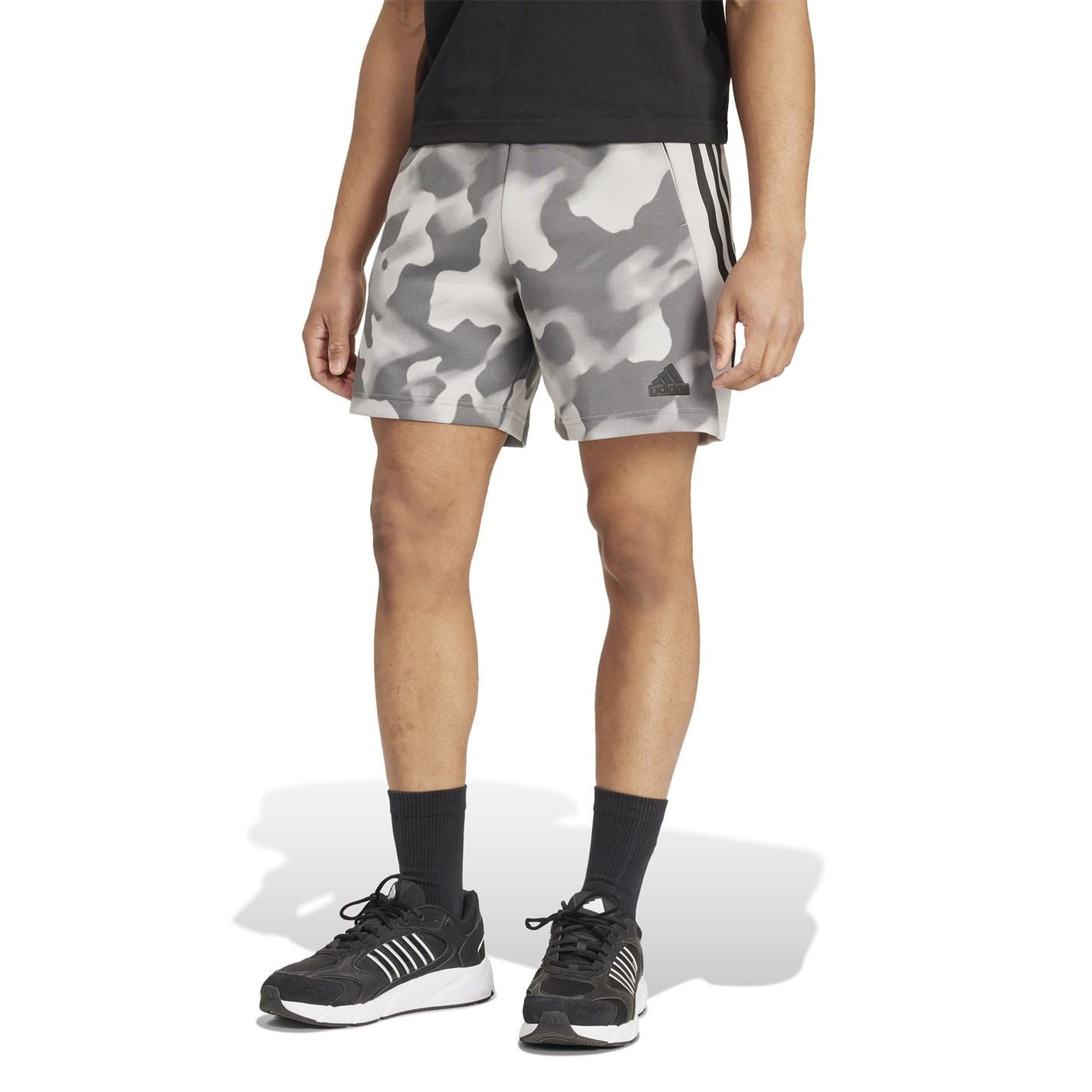 adidas Future Icons 3 Stripes Allover Print Shorts