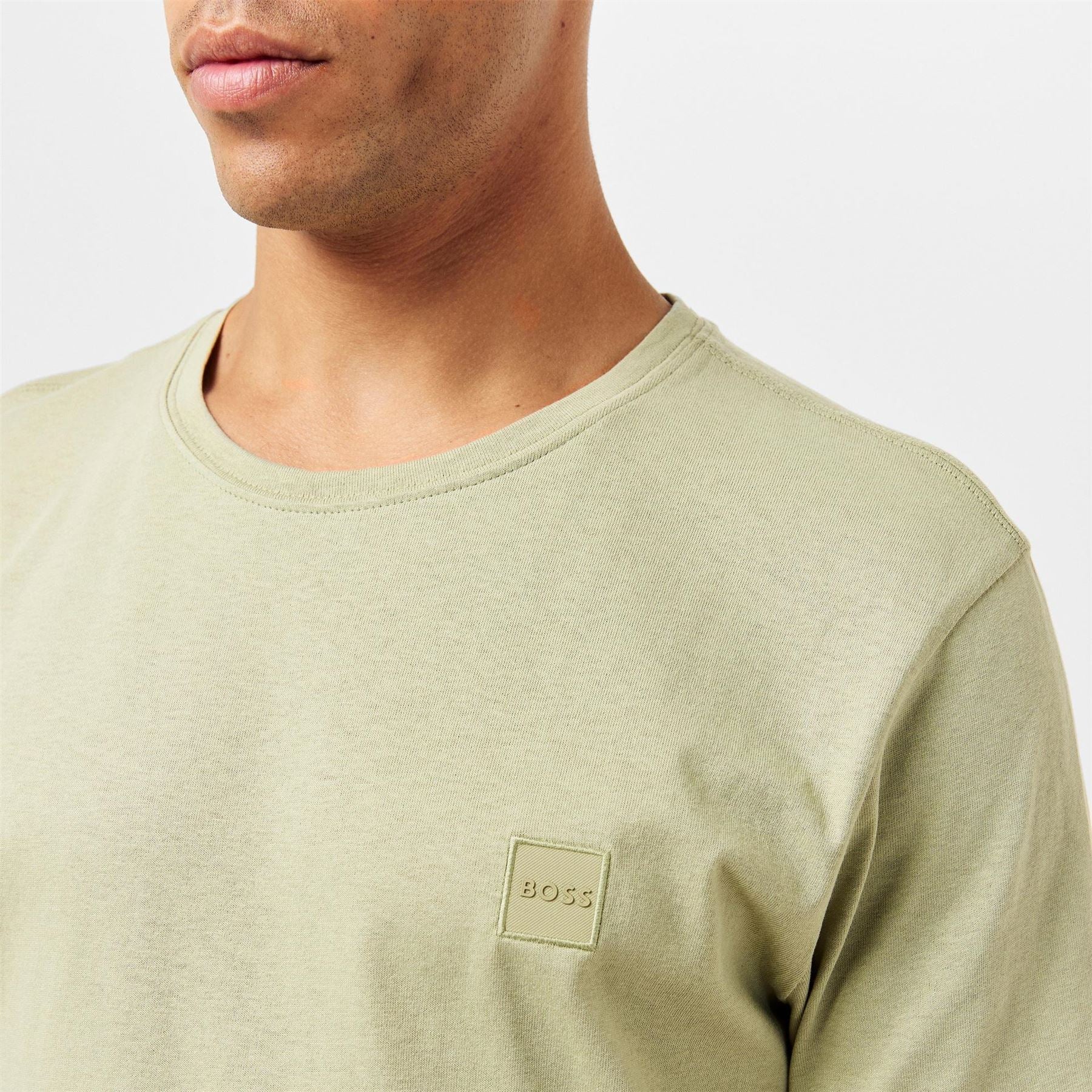 Boss BOSS ORANGE Tales T Shirt with Logo Patch Premium Cotton