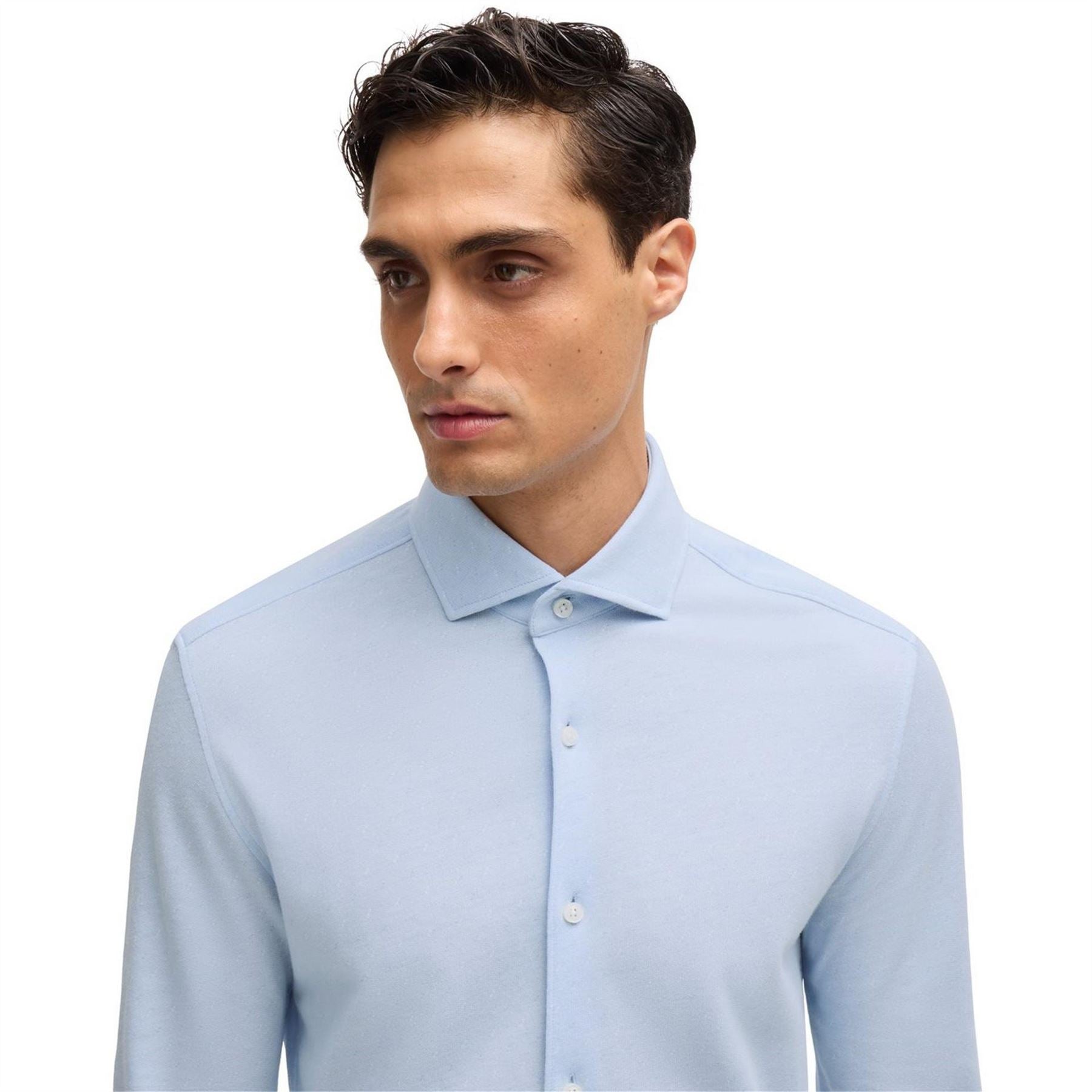 Boss Hbb Chal Spread Plain Long Sleeve Shirt