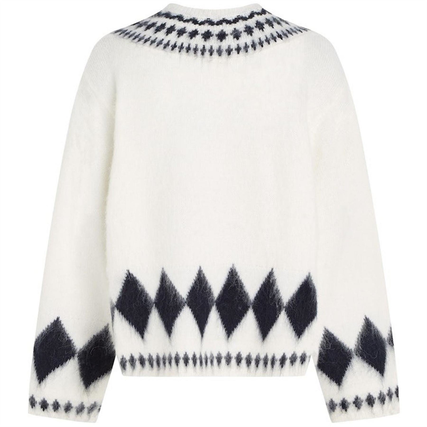 Tommy Hilfiger Fairisle Oversized Crew Neck Jumper