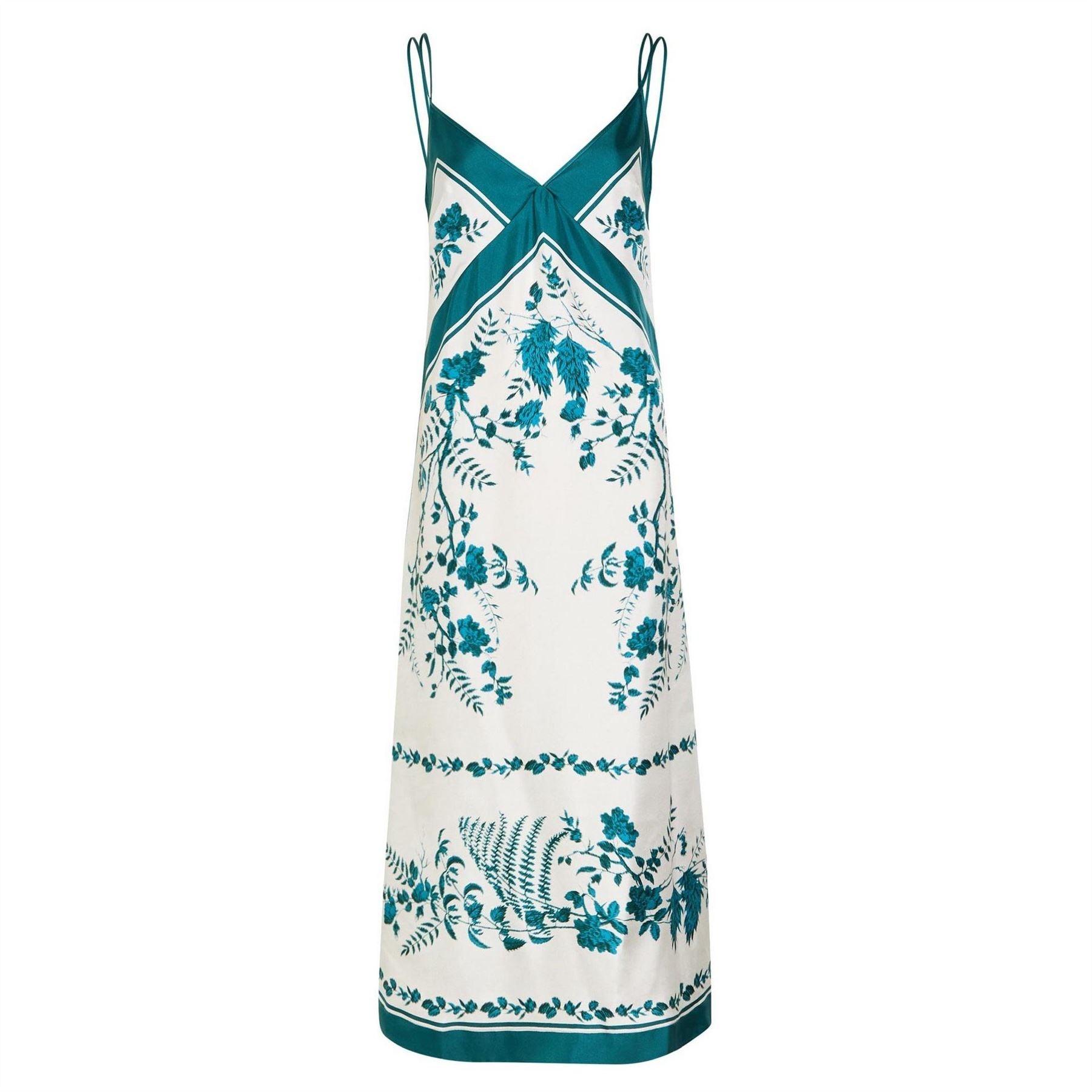 Erdem Twill Strappy Midi Slip D